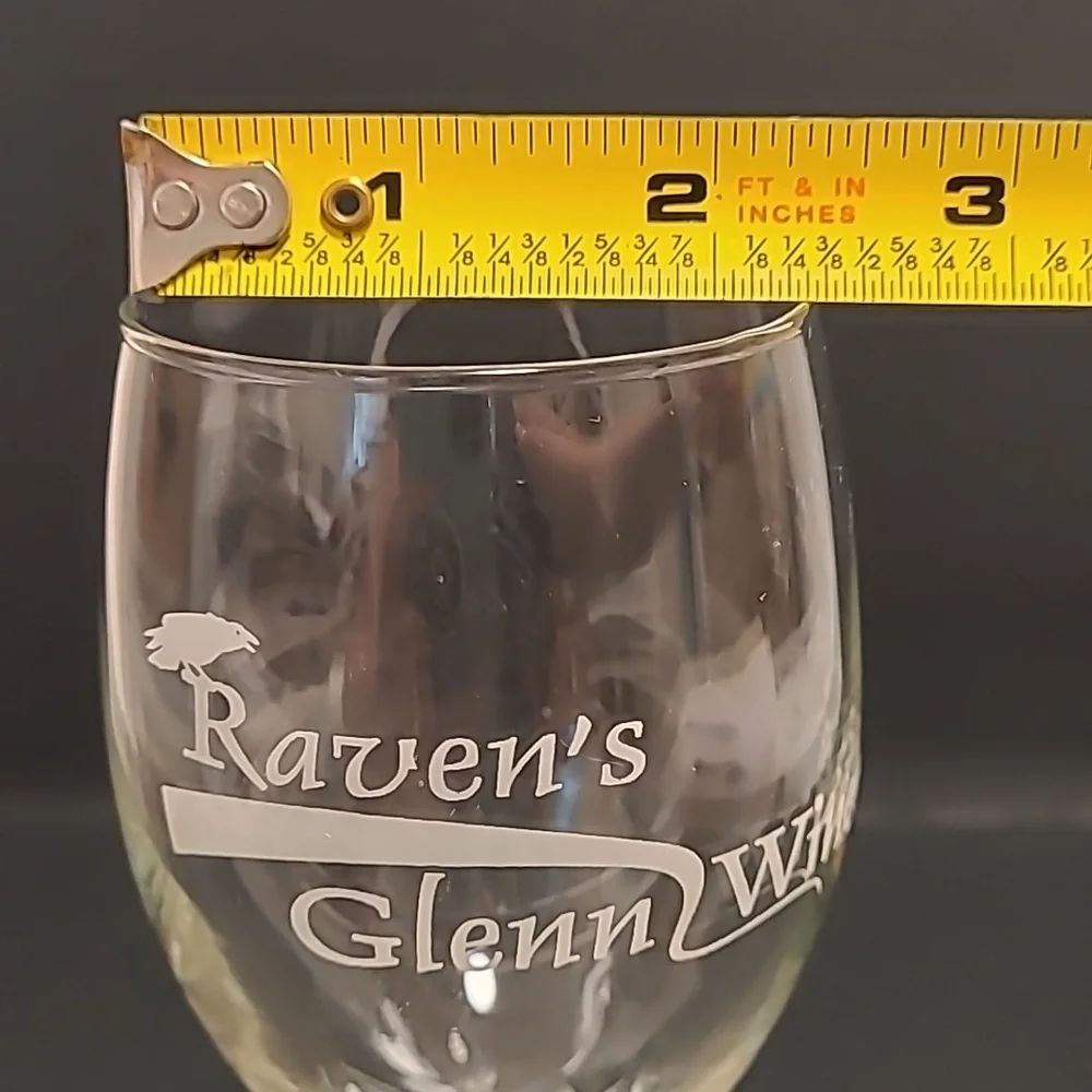 Set of 4 Ravens Glenn Winery Glasses